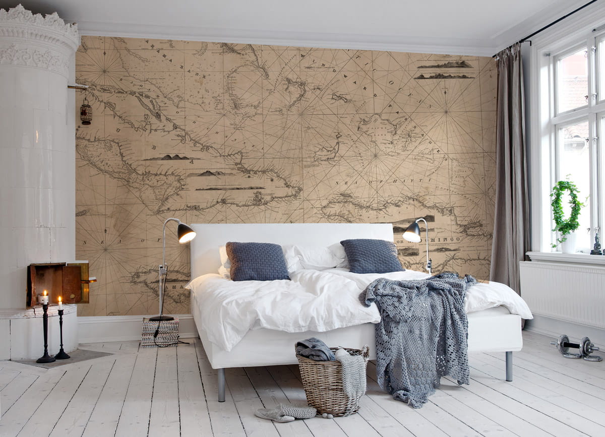 Wandbild Navigation Lines