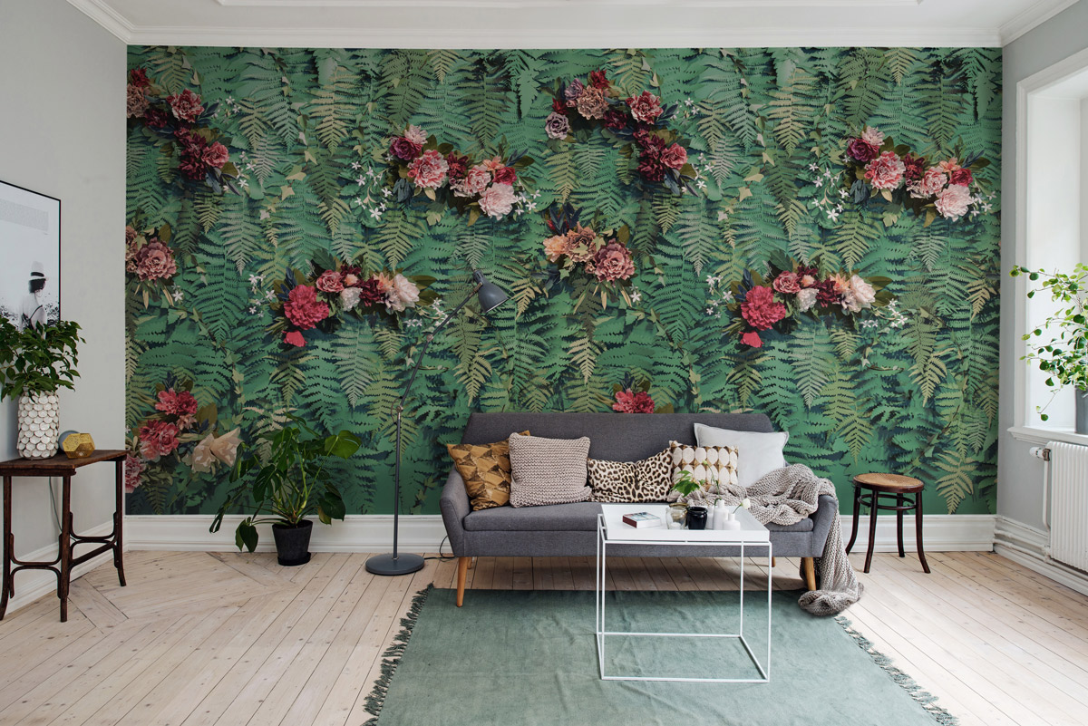Wandbild Unfading Flowers - Verdant