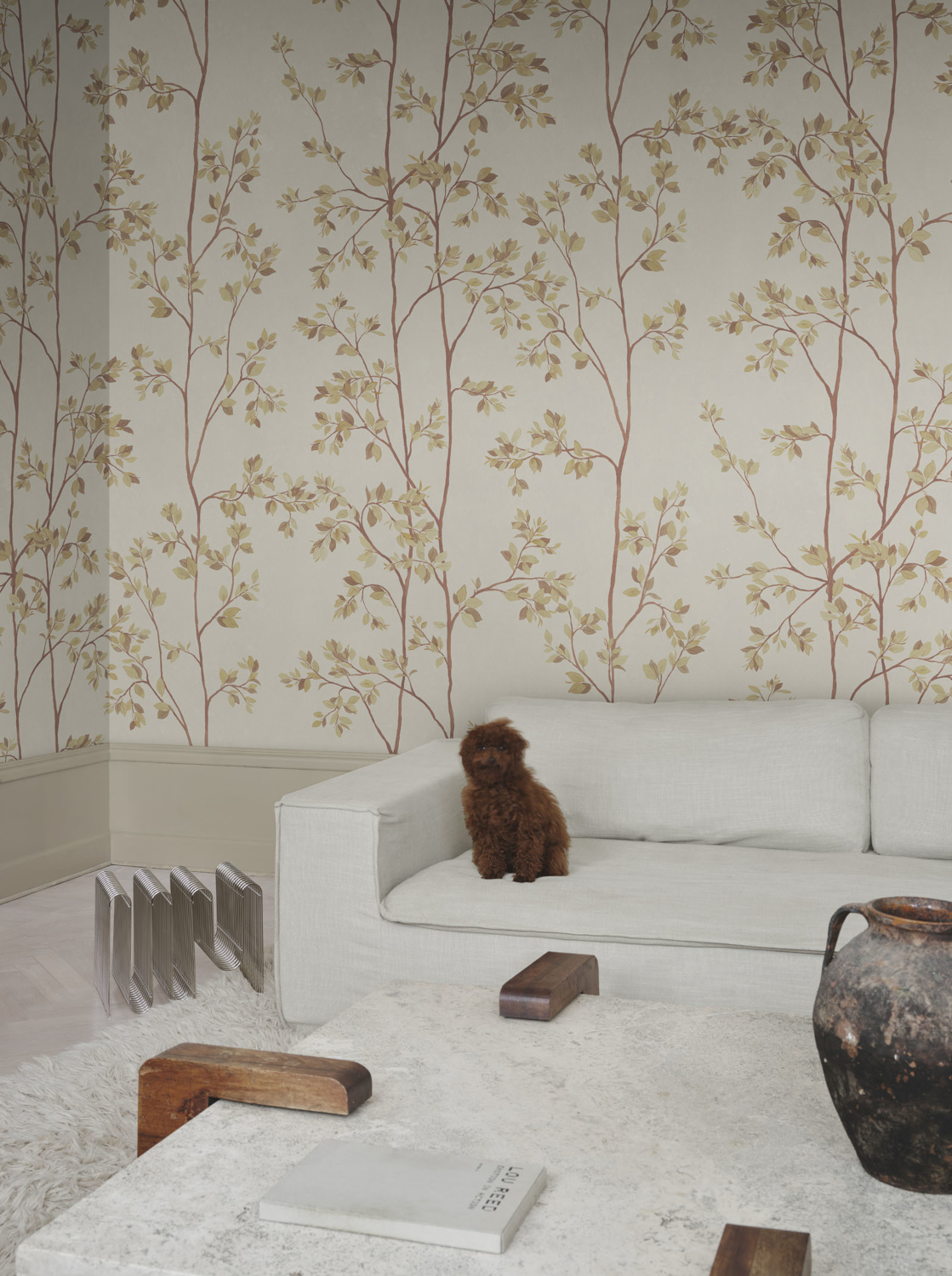 Wandbild Laura - Beige