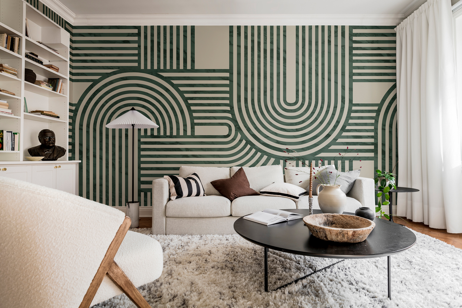 Wandbild Twine - Moss