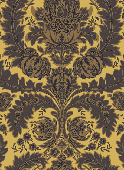 Tapete Coleridge - Yellow/ Charcoal