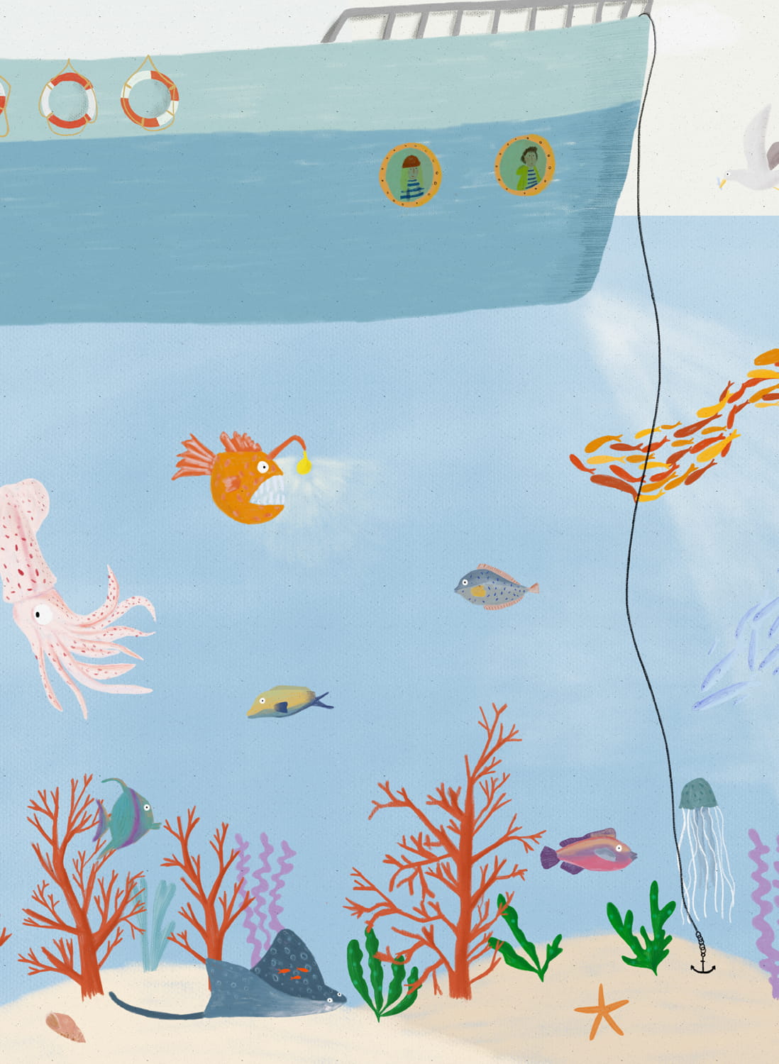 Wandbild Yellow Submarine - Atlantic