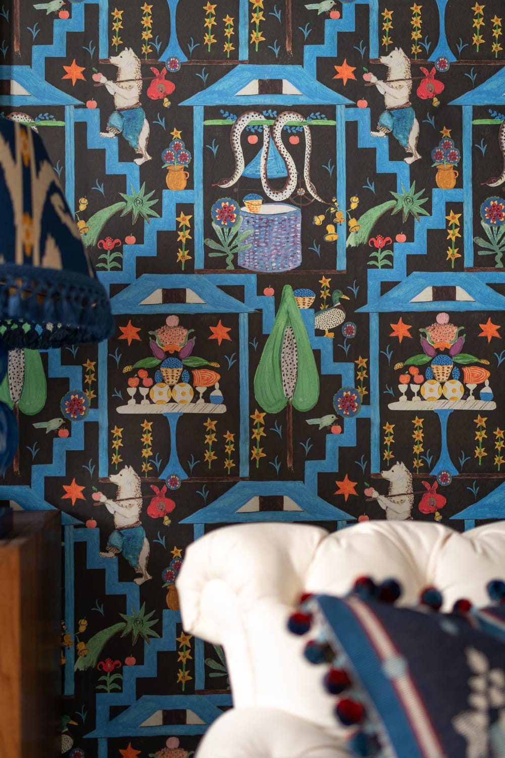 Tapete Wonderland - Anthracite
