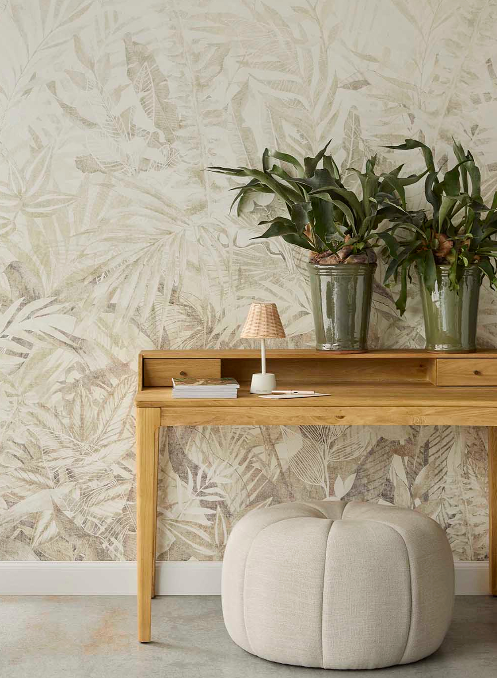 Wandbild Linen Leaves