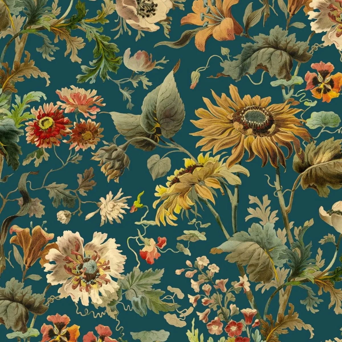 Wandbild Avalon - Petrol