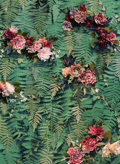 Wandbild Unfading Flowers - Verdant