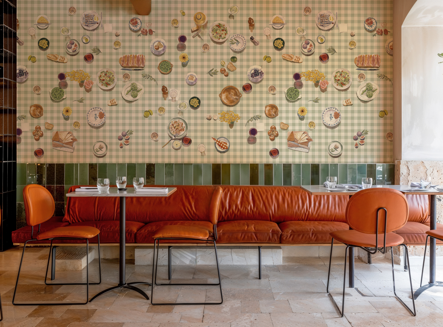 Wandbild Tapeo - Vichy