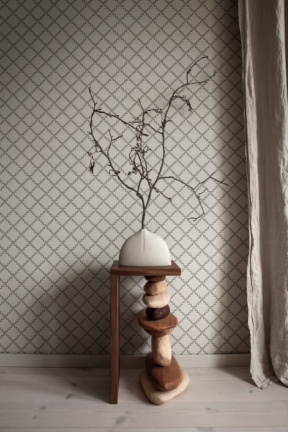 Tapete Trellis - Graphite