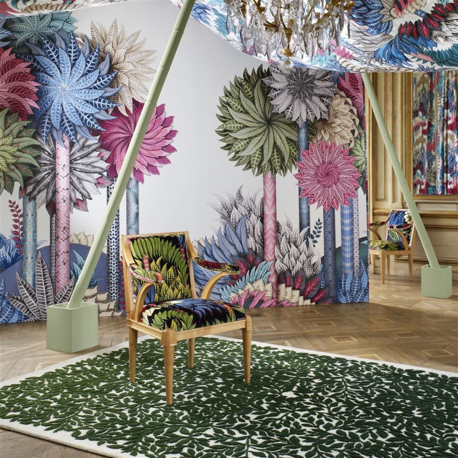 Wandbild Inhotim Park - Azur