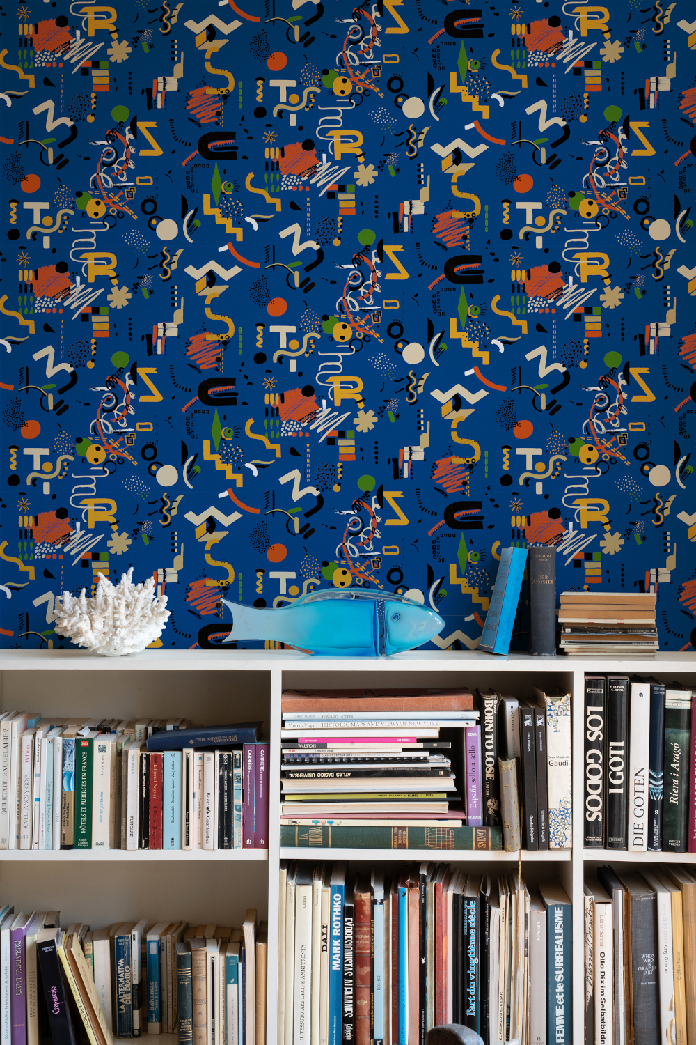 Tapete Funny Shapes - Azul