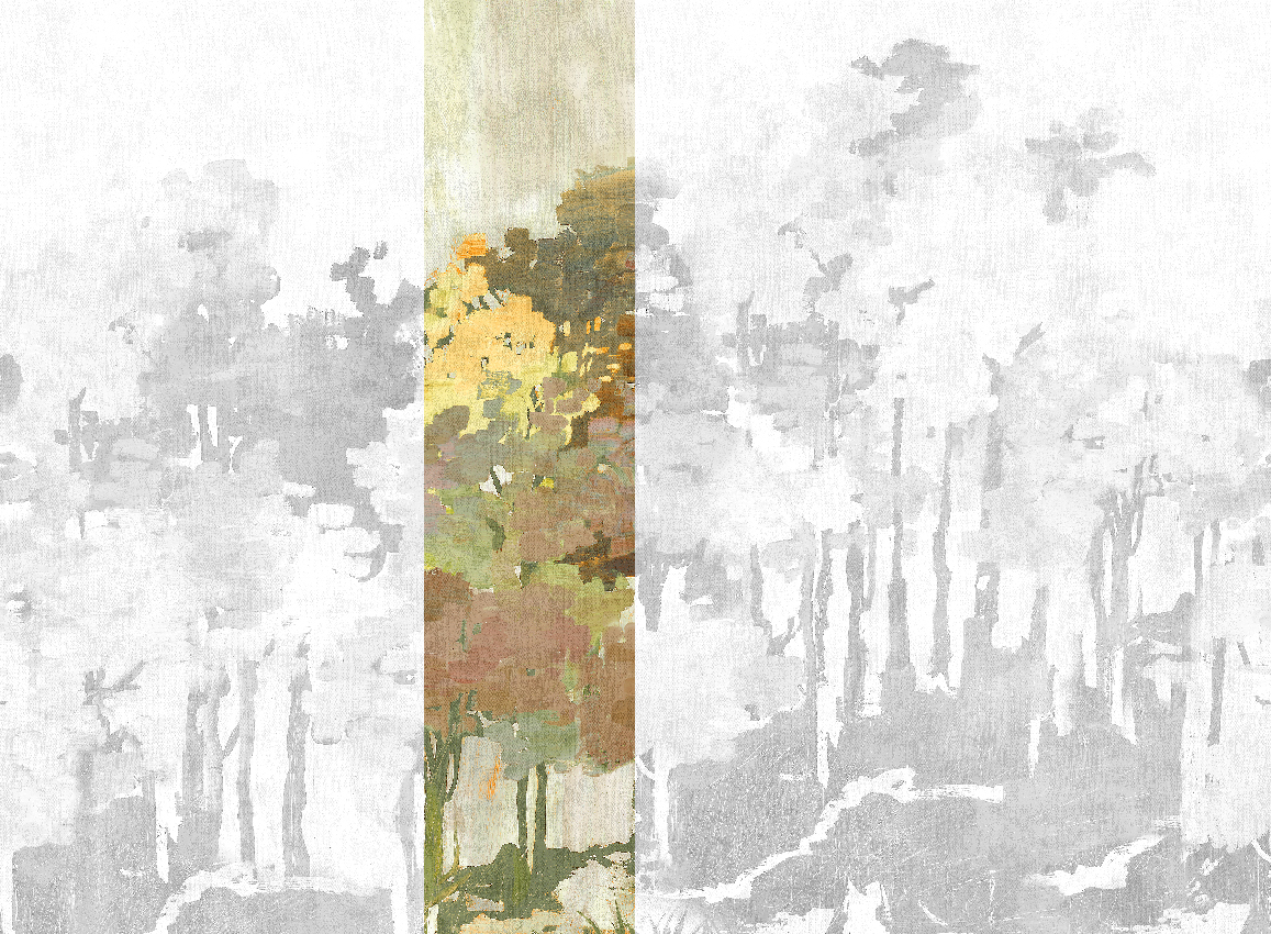 Wandbild Funes - Autumn Panel 3