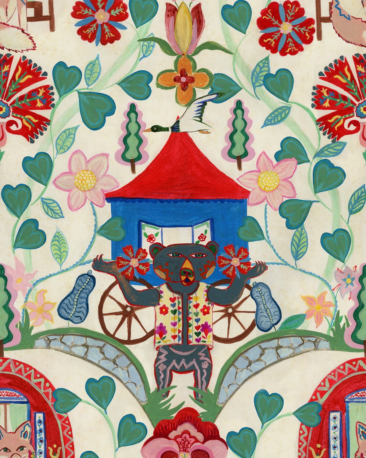 Tapete Gypsy Fairytale - Cream