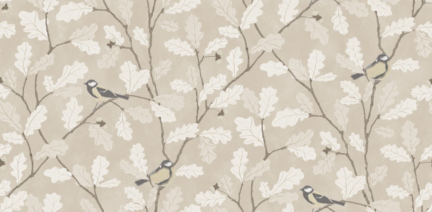 Wandbild Waldemar - Beige