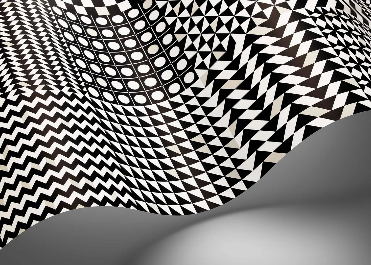 Tapete Geometrico - Black/ White