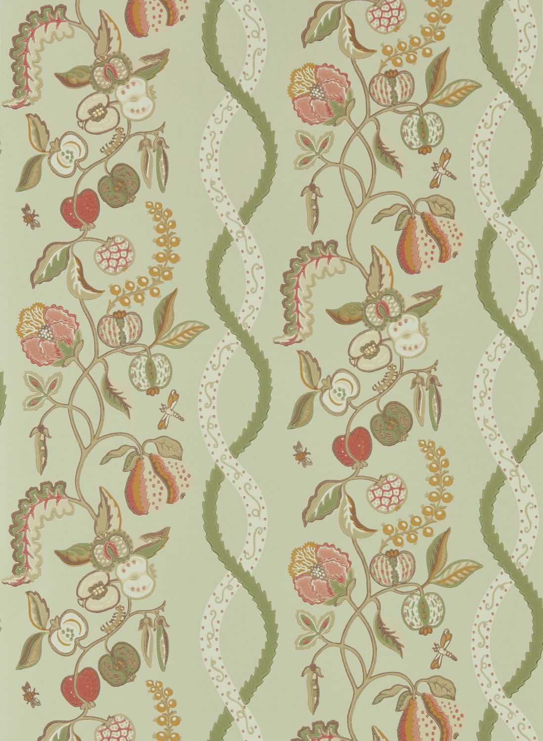 Tapete Kitchen Garden - Olive/ Russet