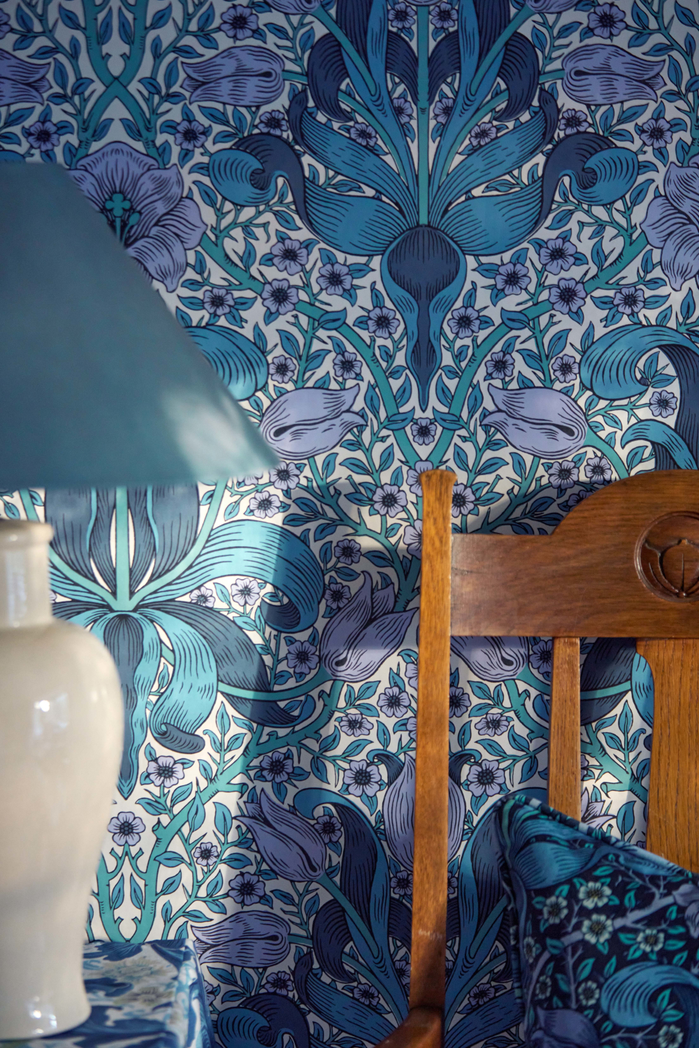 Tapete Spring Thicket - Indigo/ Lilac