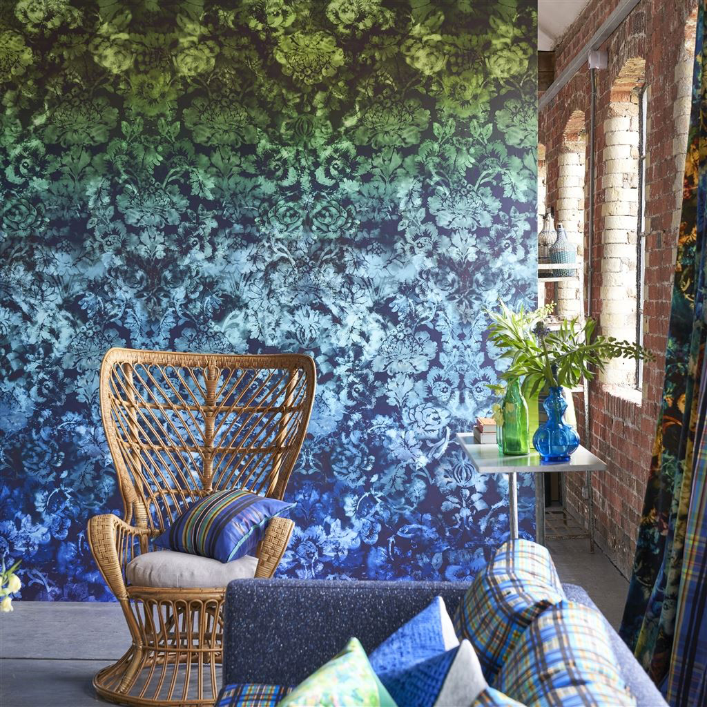 Wandbild Tarbana Damask - Midnight