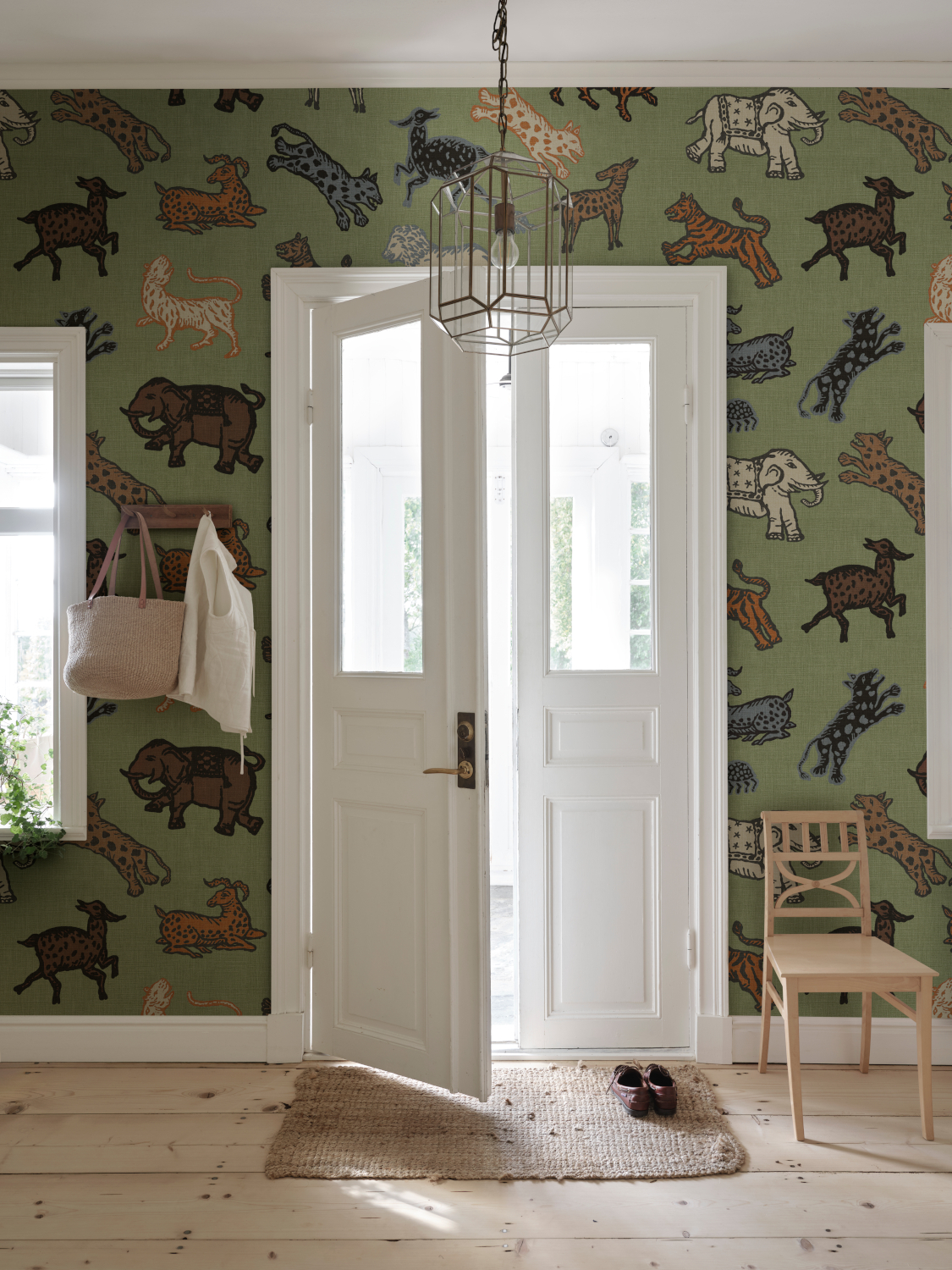 Wandbild Leonard - green