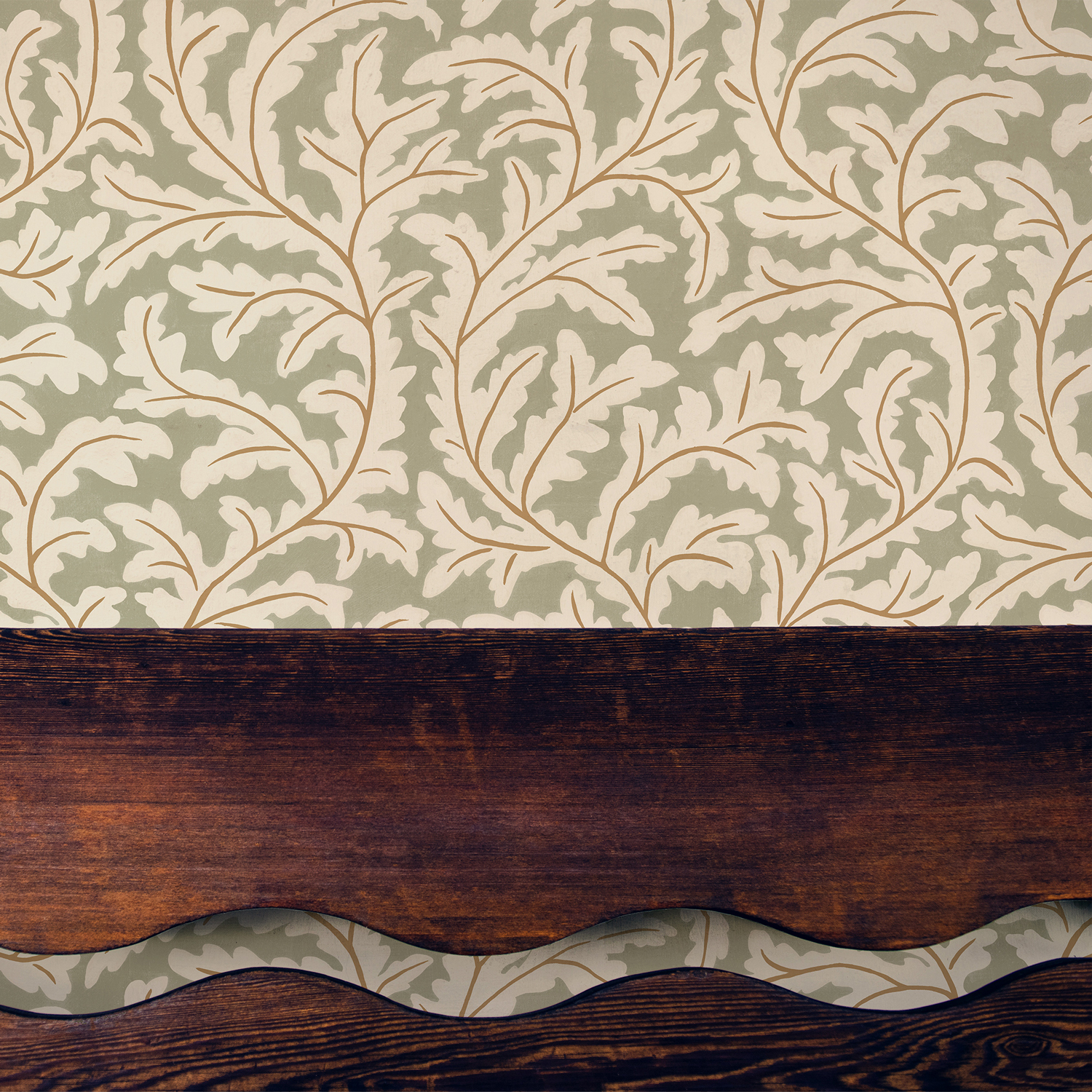 Tapete Frond Ogee - Sage