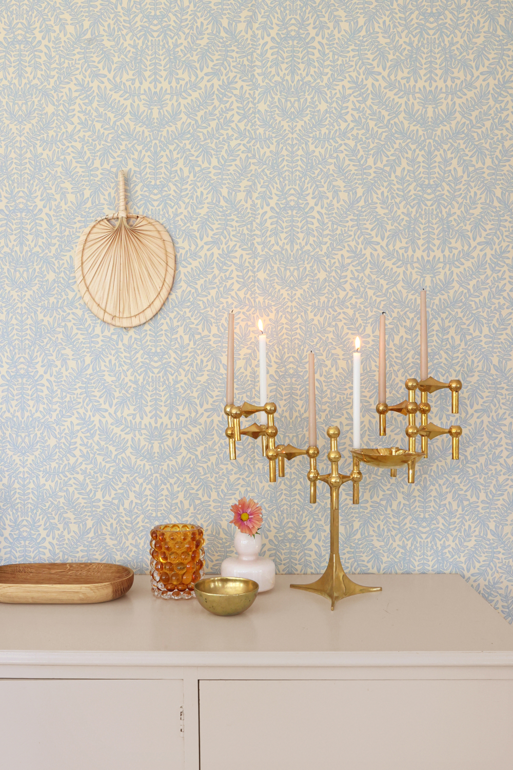 Tapete French Blond - Sea Breeze Blue
