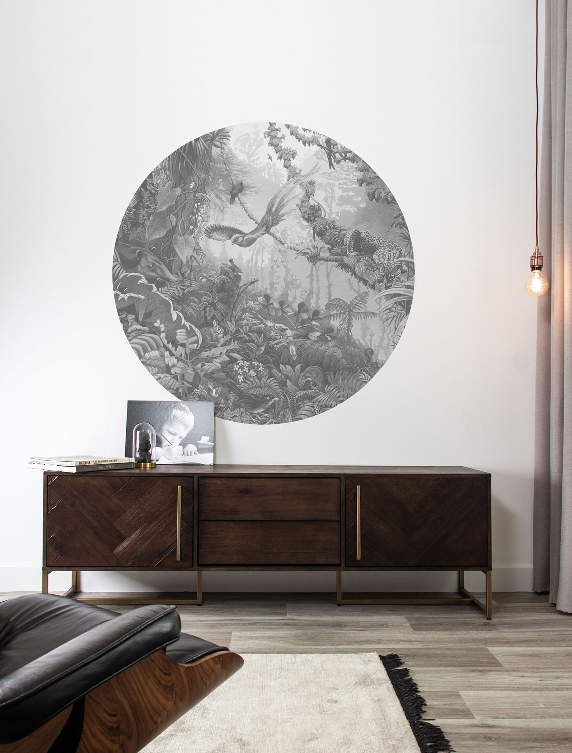 Wandbild Tropical Landscapes 2 Circle - S - 1.425m