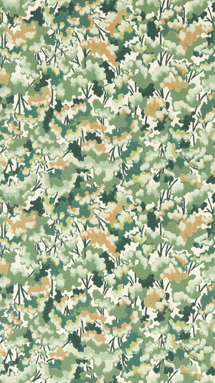 Tapete Tree Tops - Forest/ Clay/ Evergreen