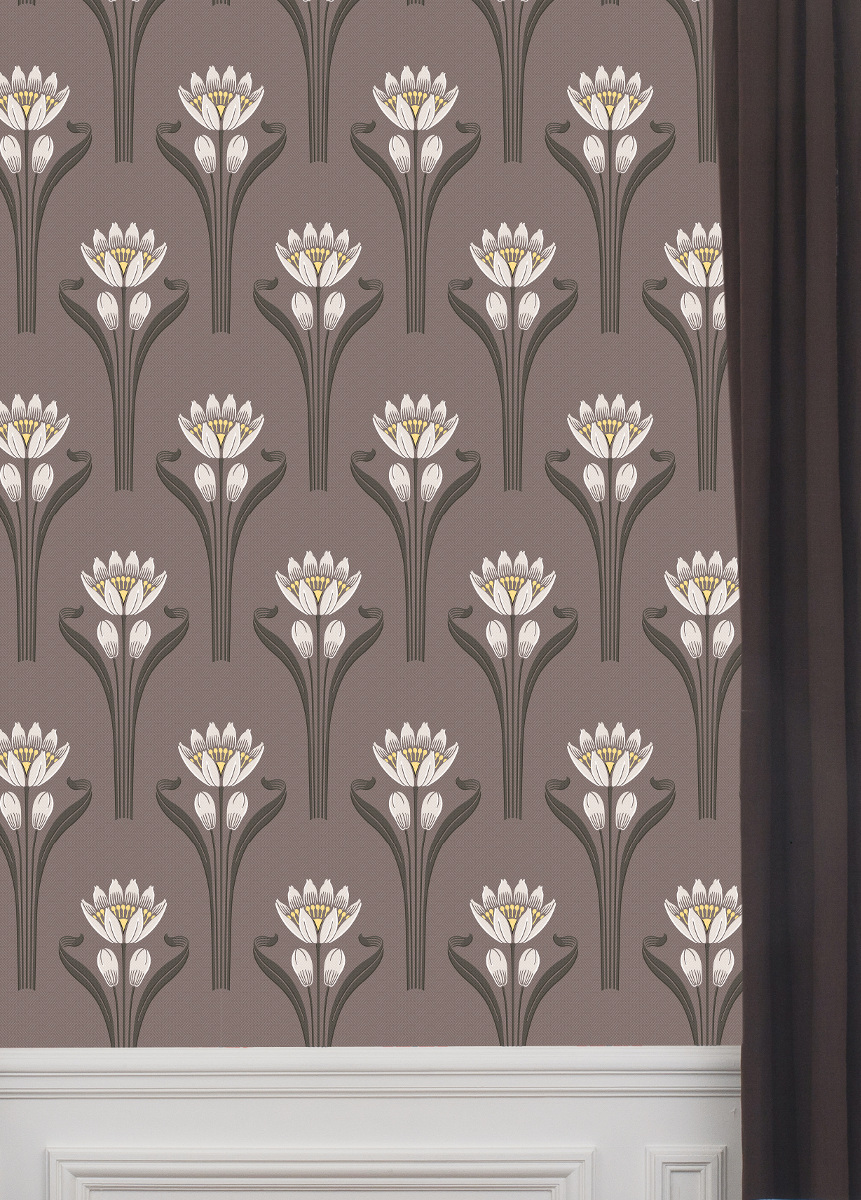 Tapete Tulipes - Tabac