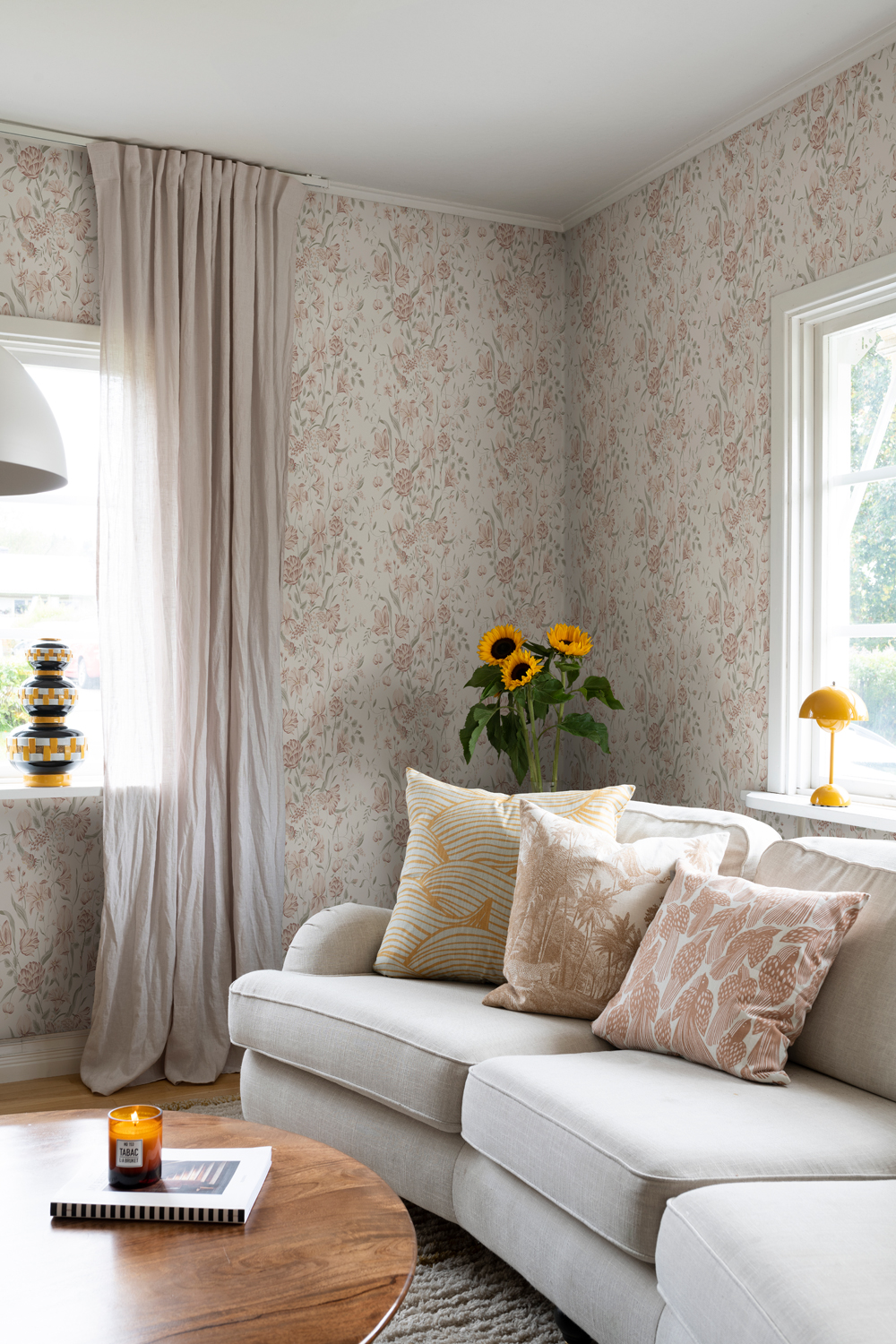 Tapete Karins Bukett - Powder Pink