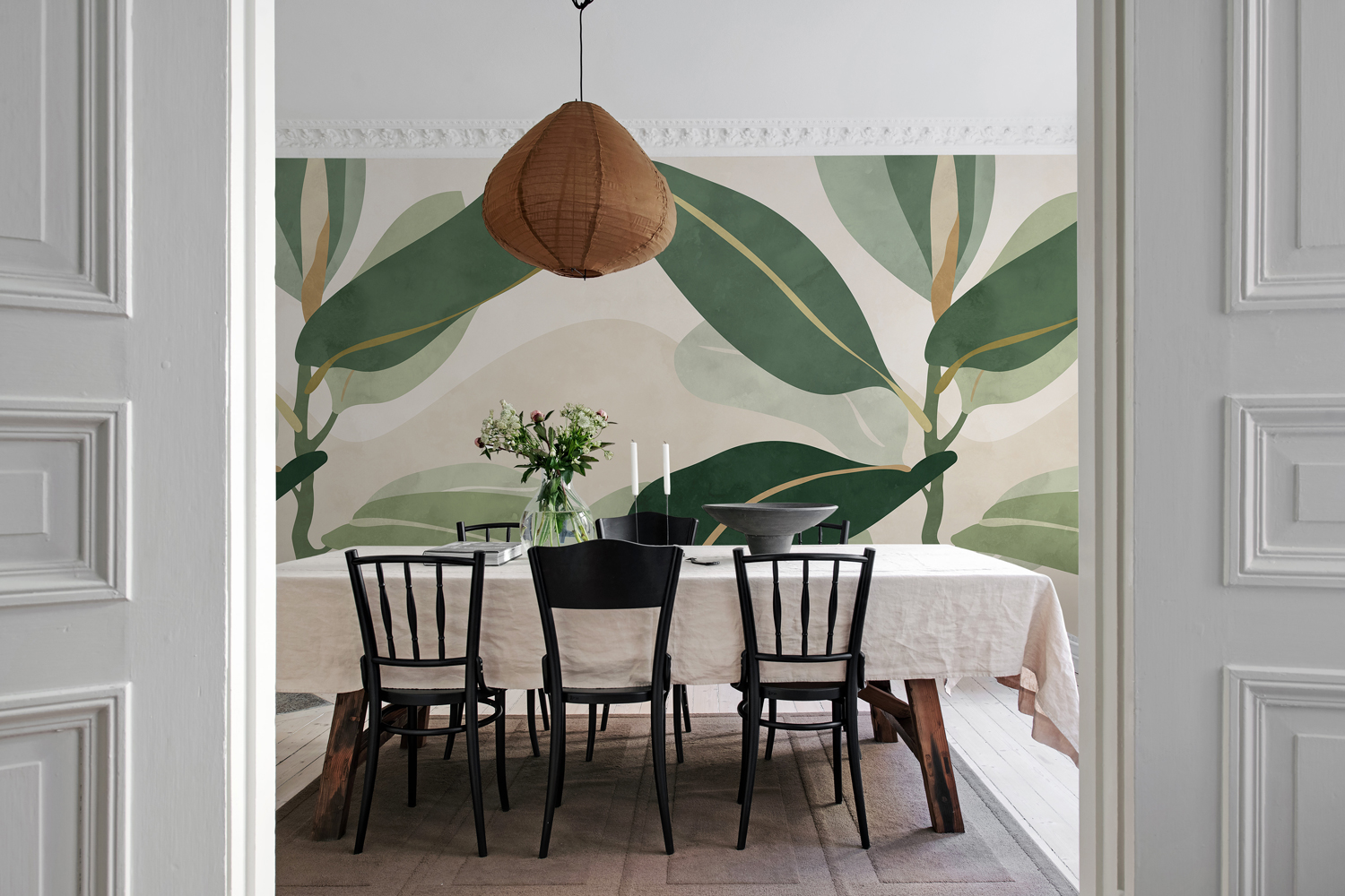 Wandbild Ruby - green
