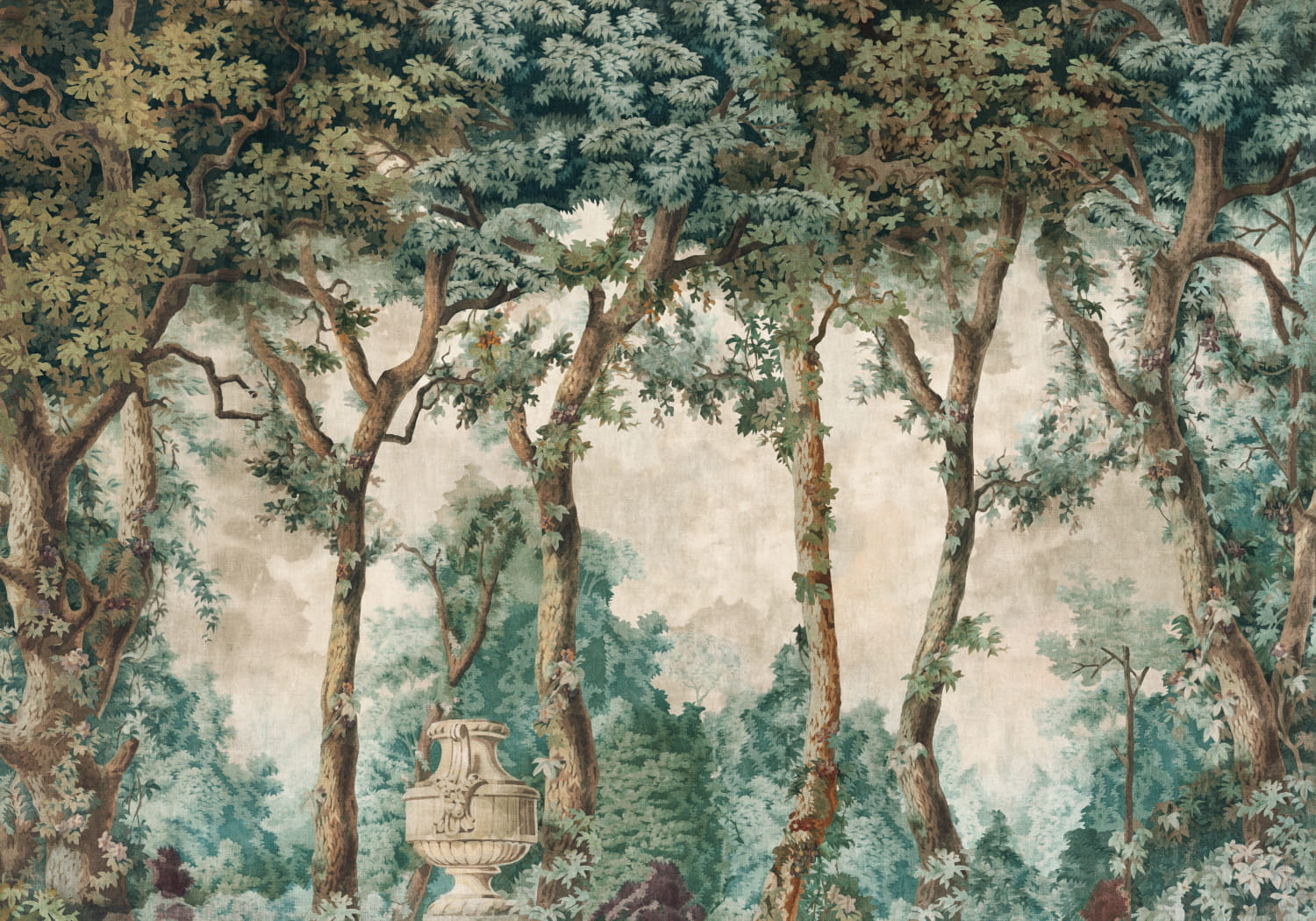 Wandbild Byron Poem - green