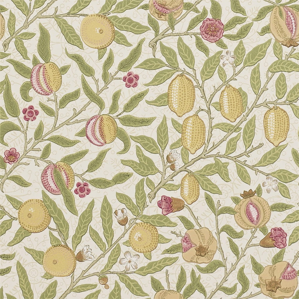 Tapete Fruit - Limestone/ Artichoke