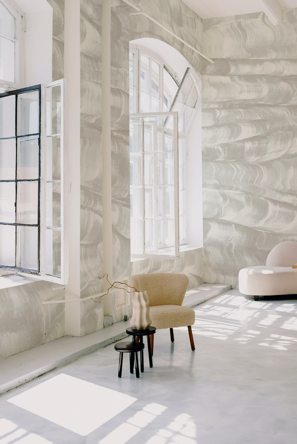 Wandbild Sand Waves - Ice