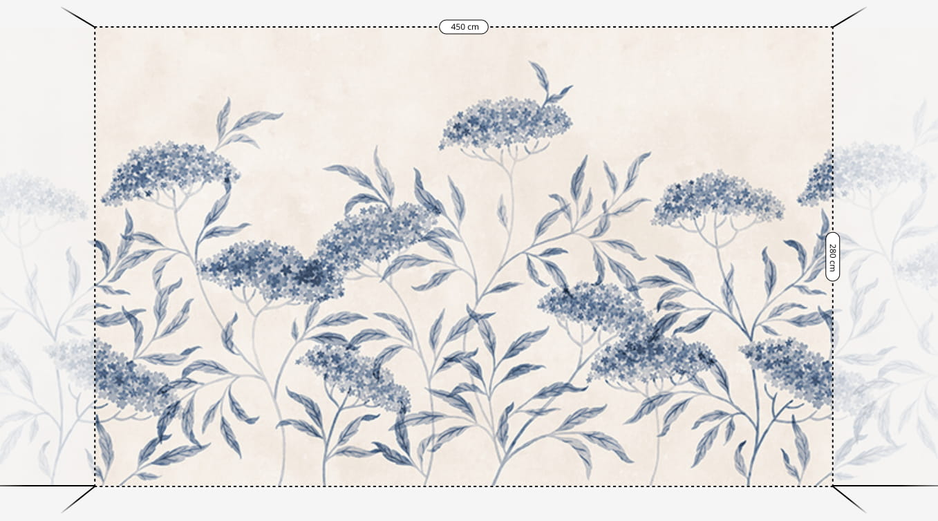 Wandbild Emmalisa - Blue