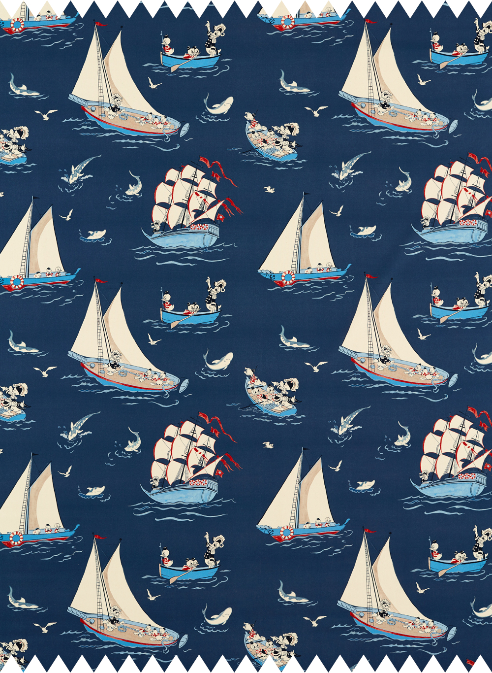 Stoff Donald Nautical