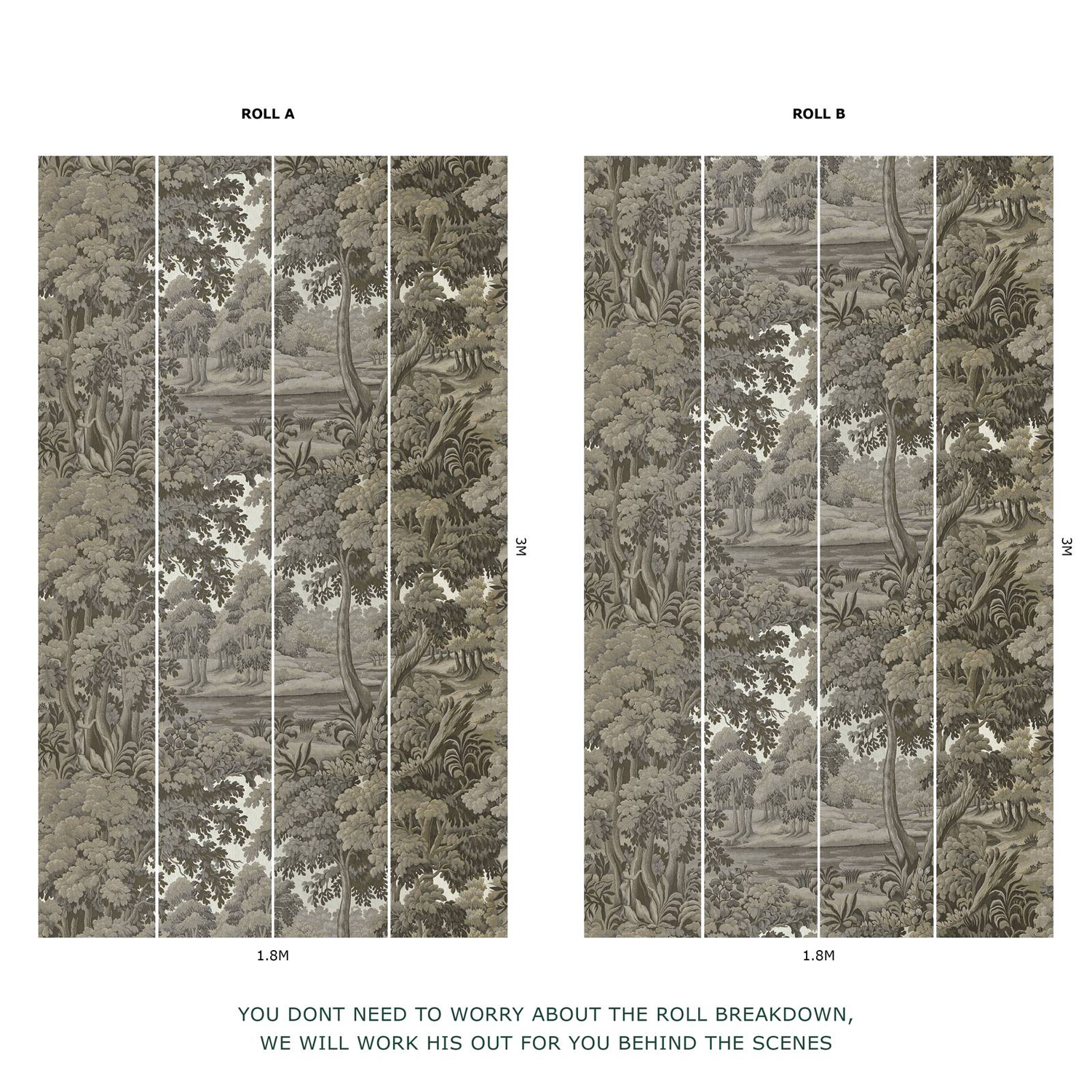 Tapete Plantasia - Cedar A