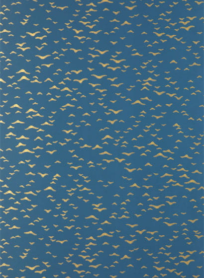 Tapete Yukutori - Blue/ Gold