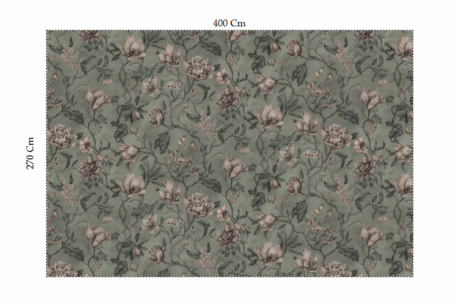 Wandbild Belinda - Garden Green