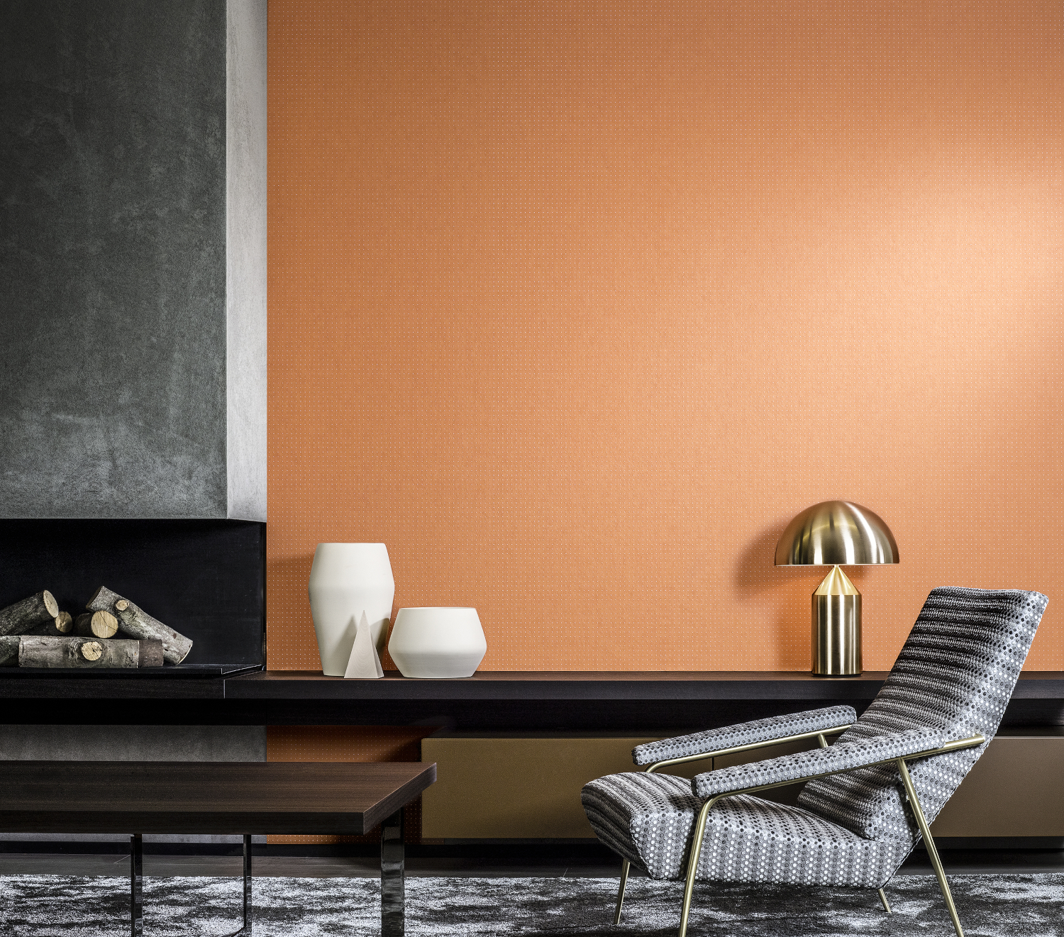 Tapete Dots - 31024 - Apricot Orange