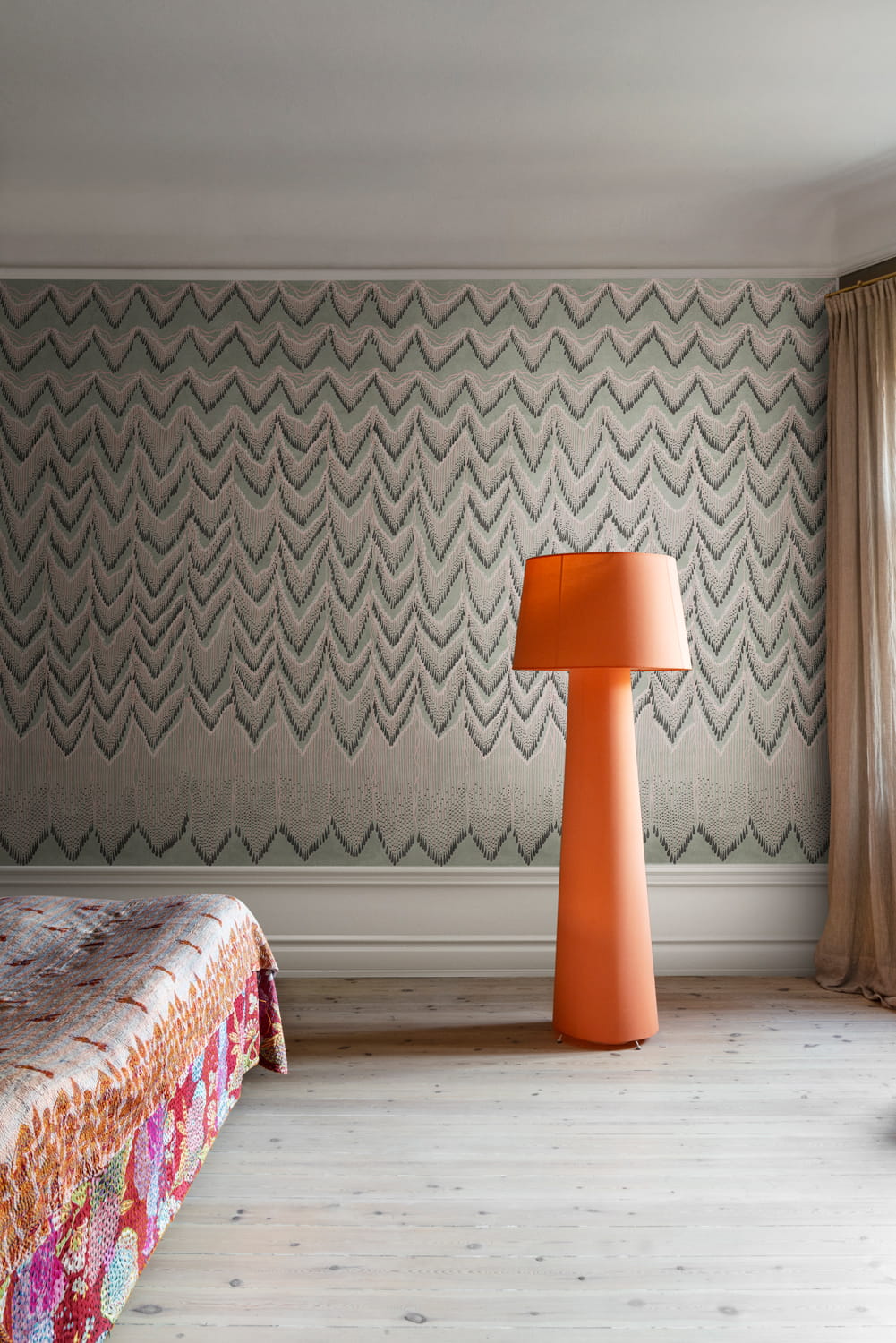 Wandbild Fringed Follies - Mint