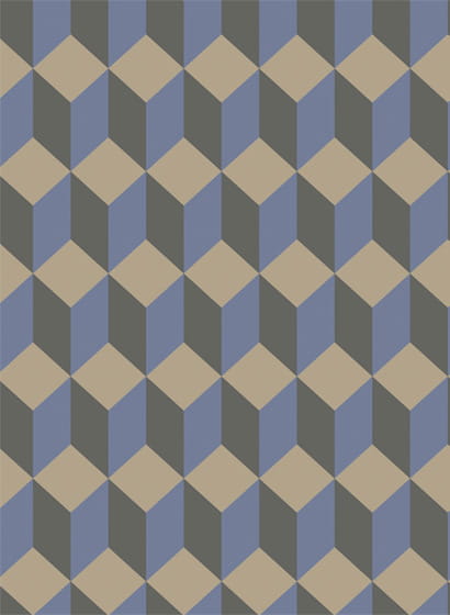 Tapete Delano - Blue/  Black