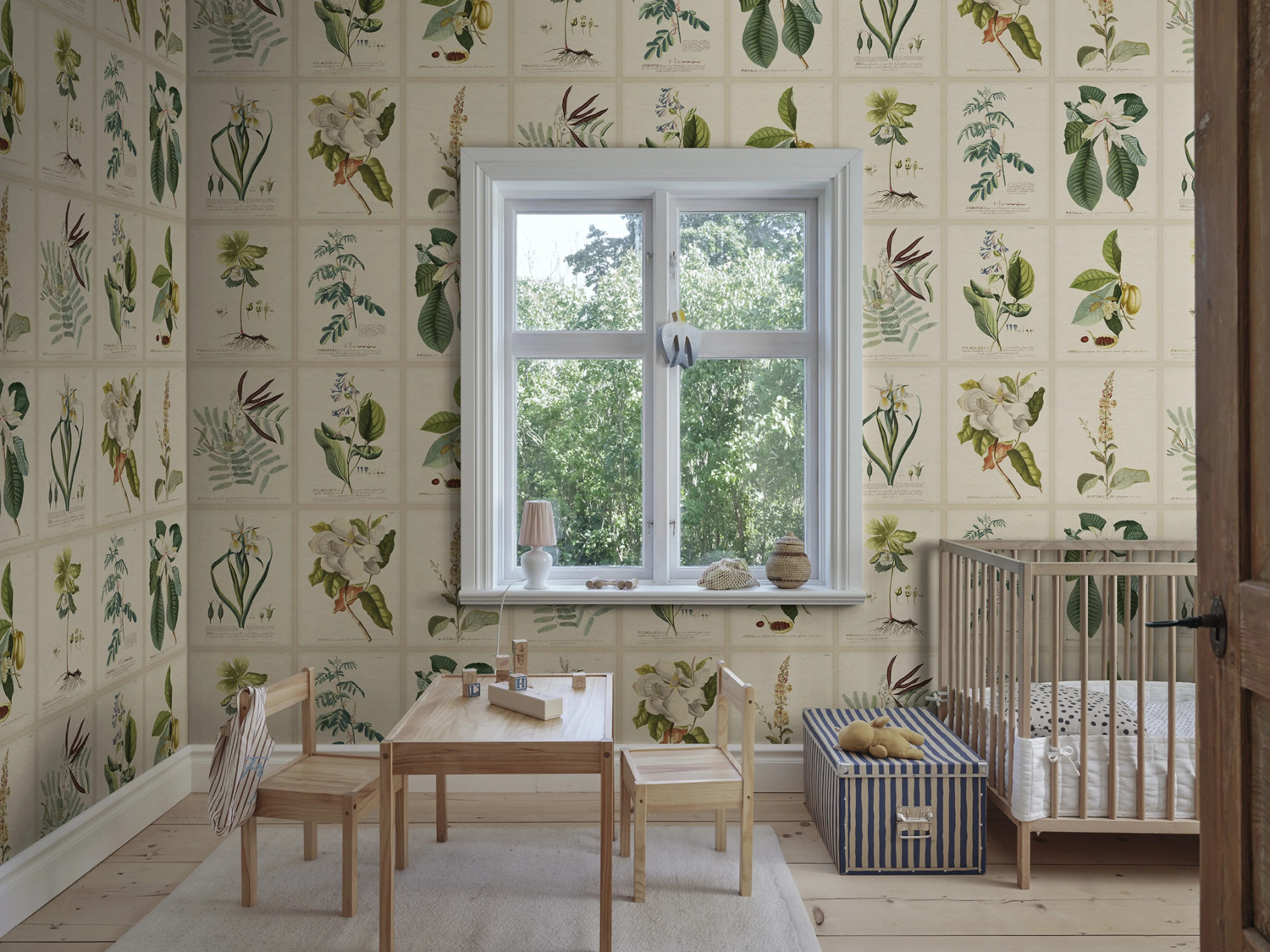 Wandbild Flora - green