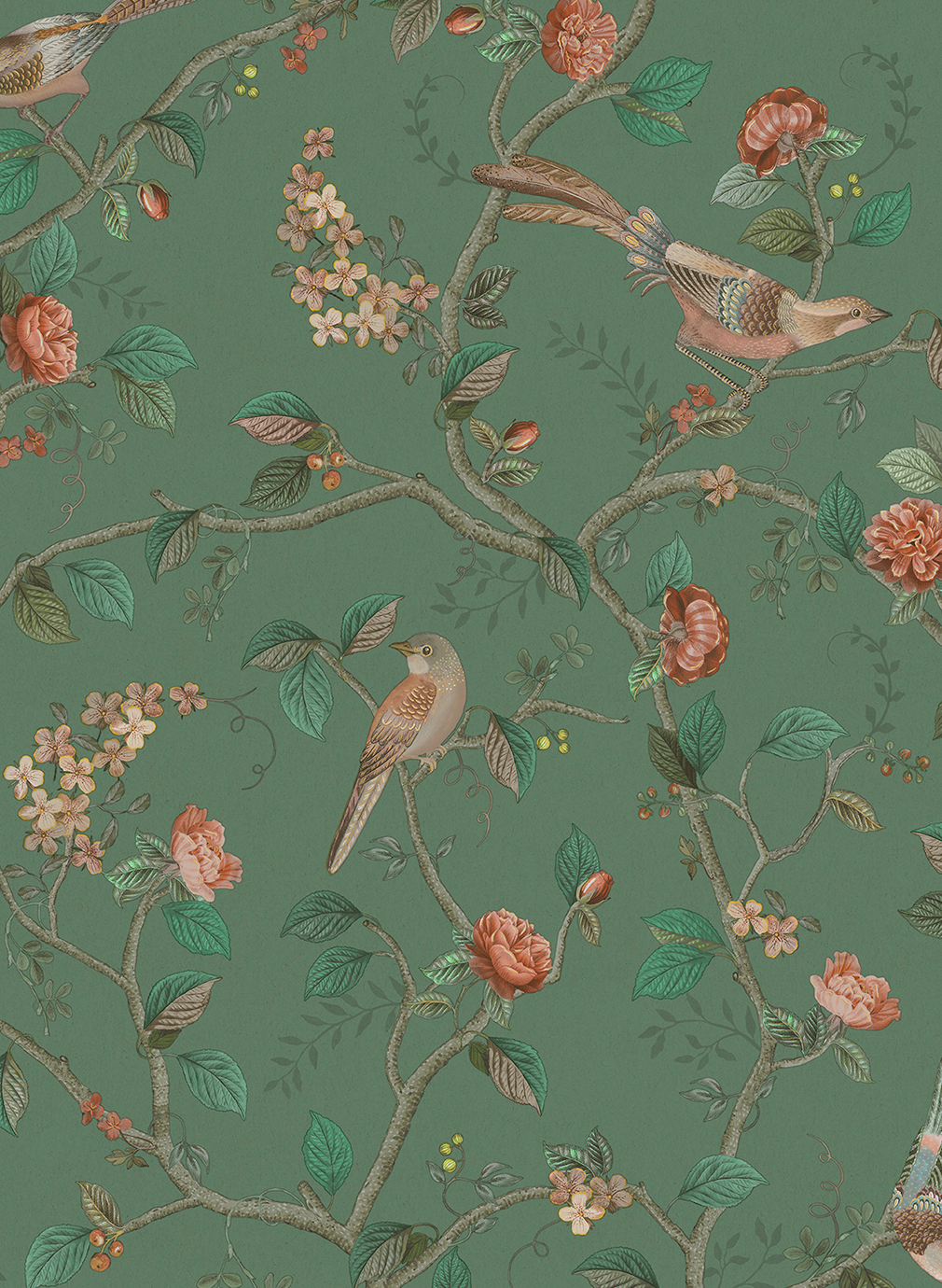 Tapete Good Nightingale - green