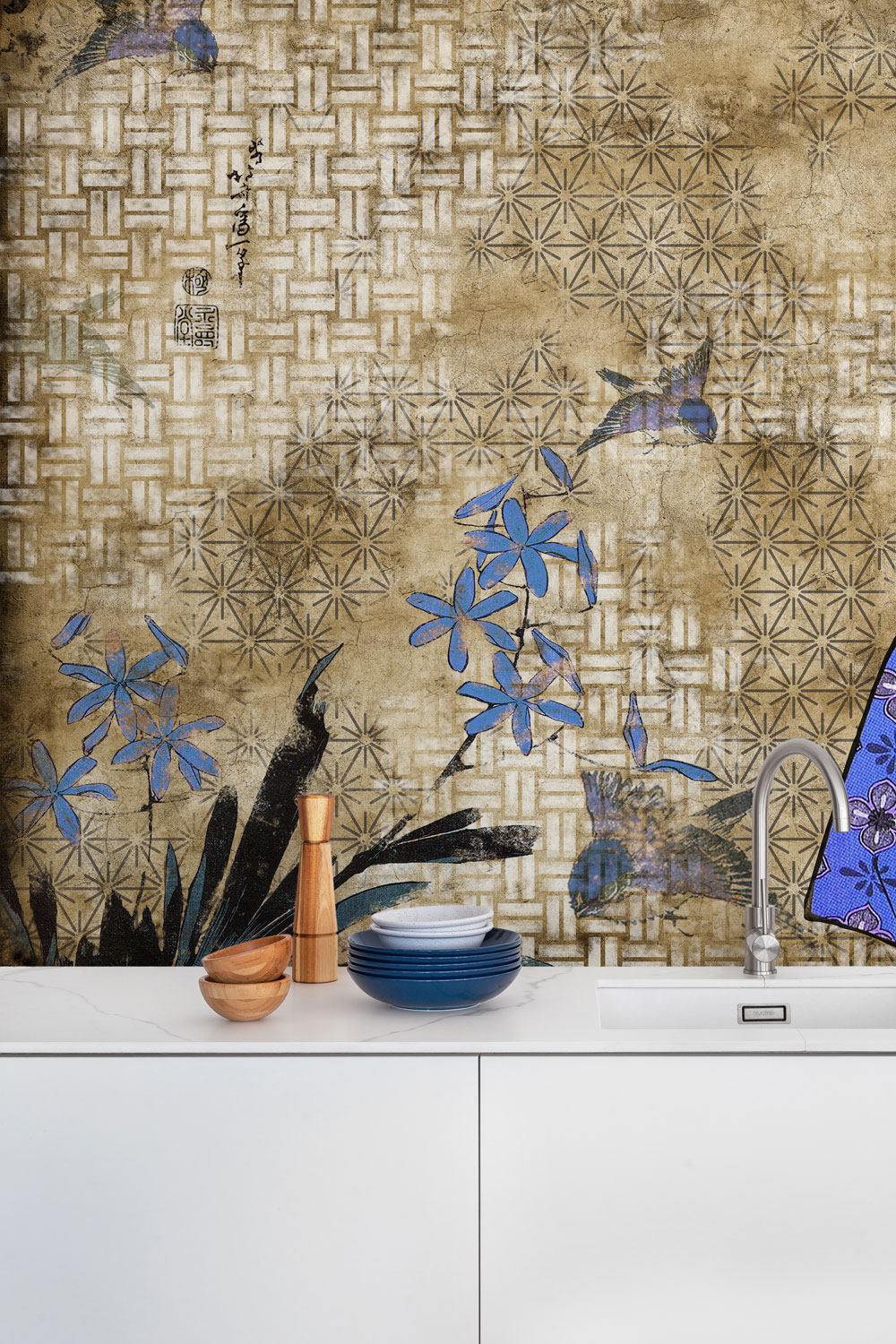 Wandbild Geisha Graffiti - 8000037N