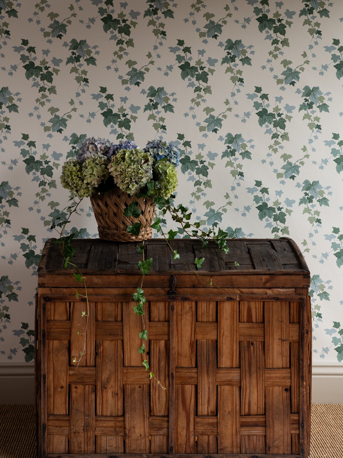 Wallpaper Ivy - Pagoda Green