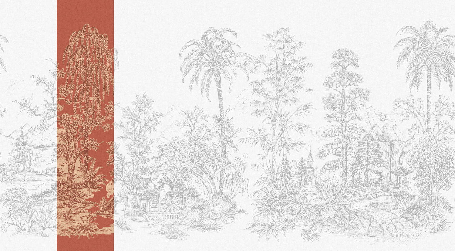 Wandbild Mandalay - Coral Panel 2