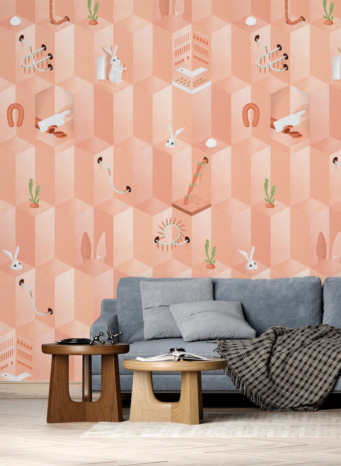 Tapete Pink Carrot