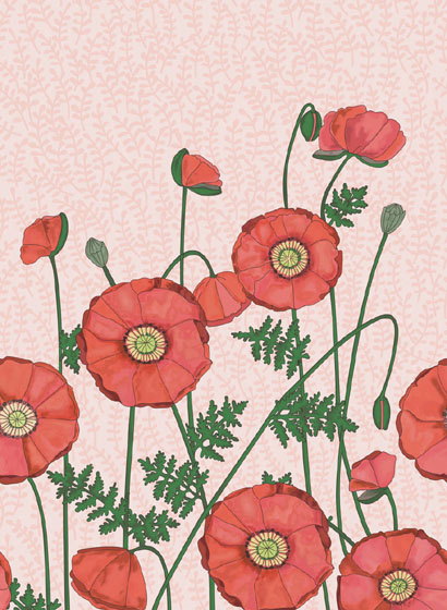Wandbild Poppies - 383609