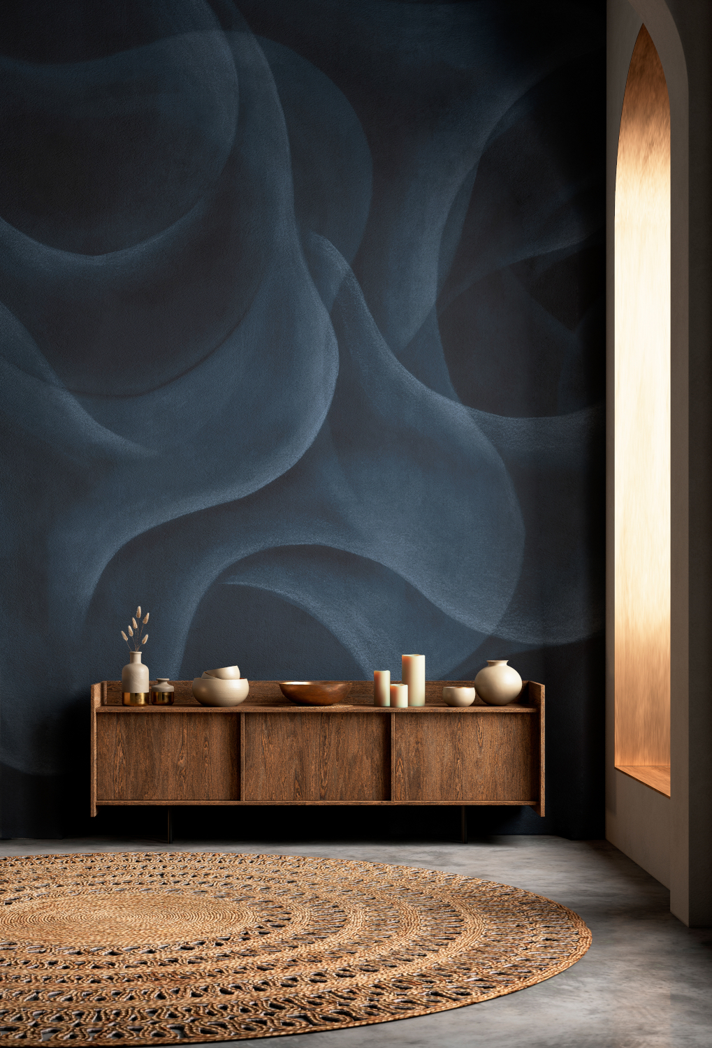 Wandbild My Cave - Cobalt