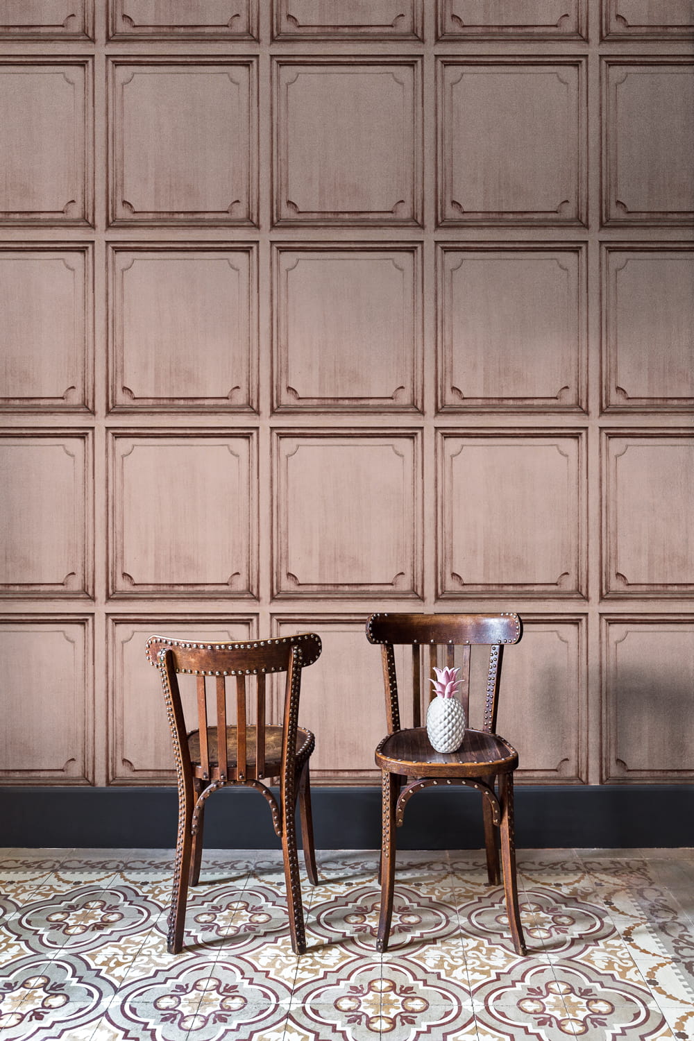 Tapete Boiserie - Rose