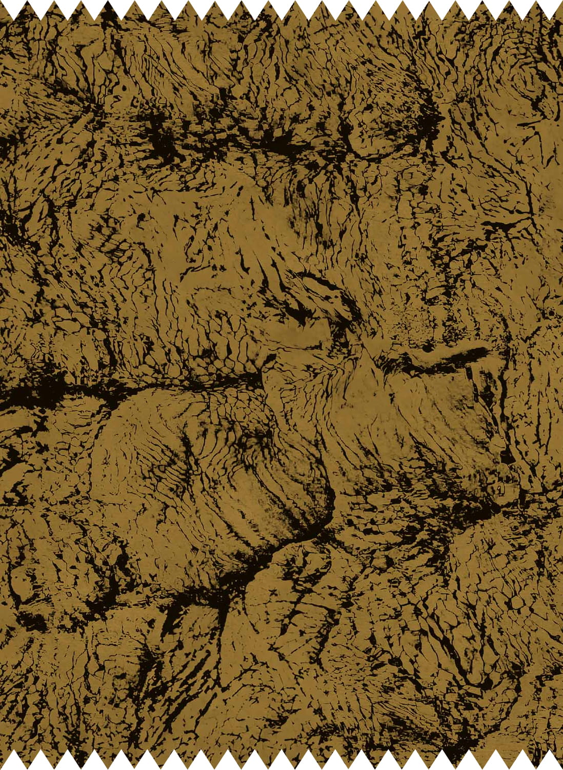 Stoff Sepia - Gold
